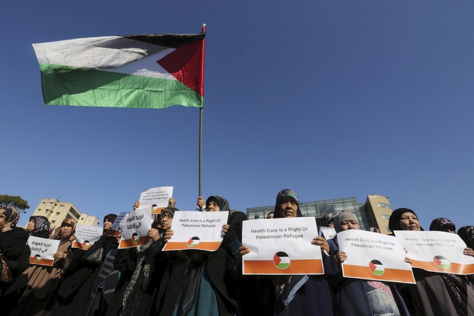 Lietuva skyrė 20 tūkst. eurų Palestinos pabėgėliams