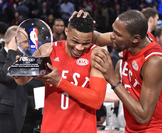 NBA lygos „Visų žvaigždžių“ rungtynių nugalėtoja pelnė 196 taškus
