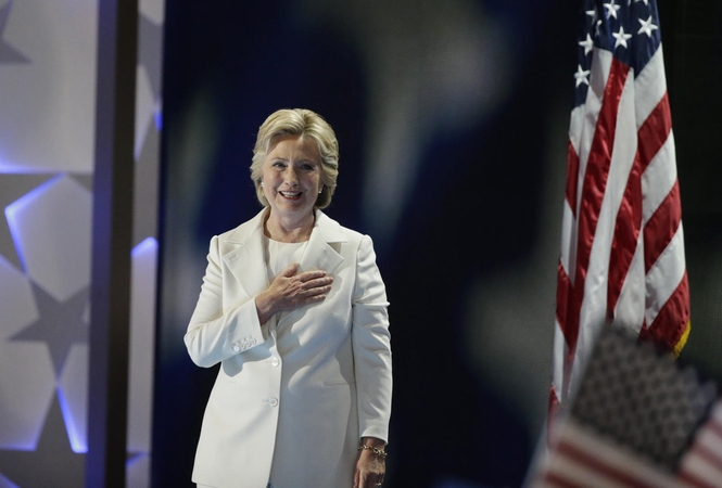 H. Clinton pažadėjo būti visų amerikiečių prezidente