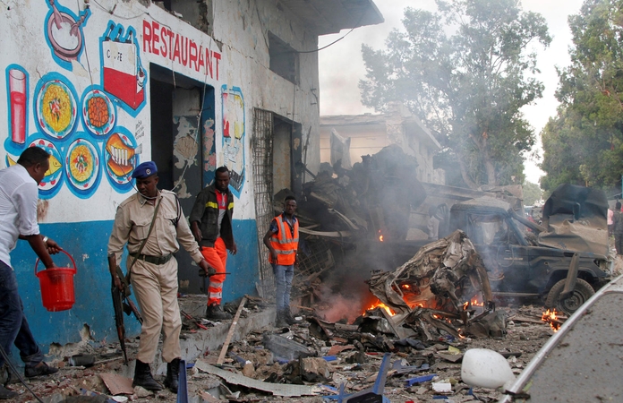 Somalyje per Mogadišo viešbučio ataką žuvo 23 žmonės