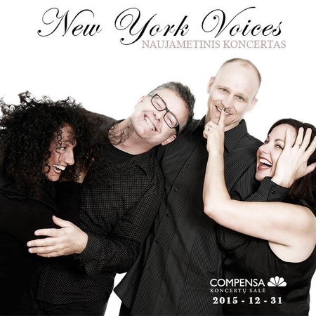 Paskutinę metų dieną – naujametis „New York Voices“ koncertas