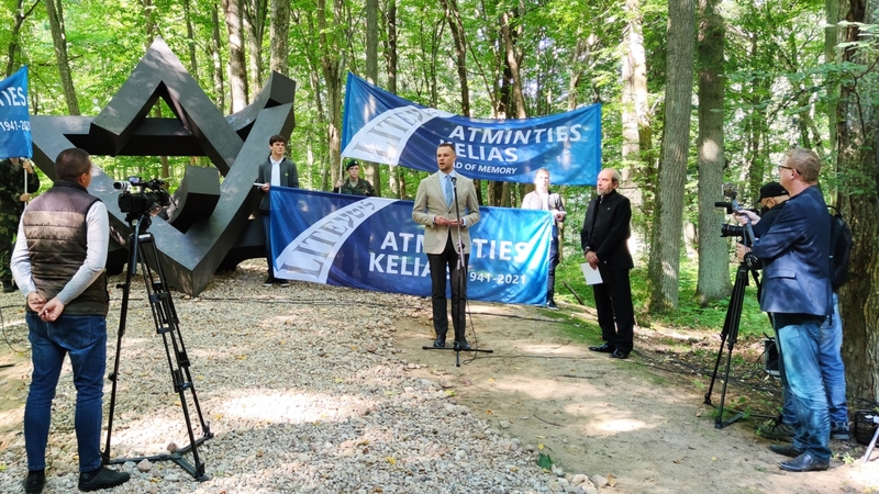 G. Landsbergis: prisimindami Holokausto aukas, turime atsisakyti neapykantos
