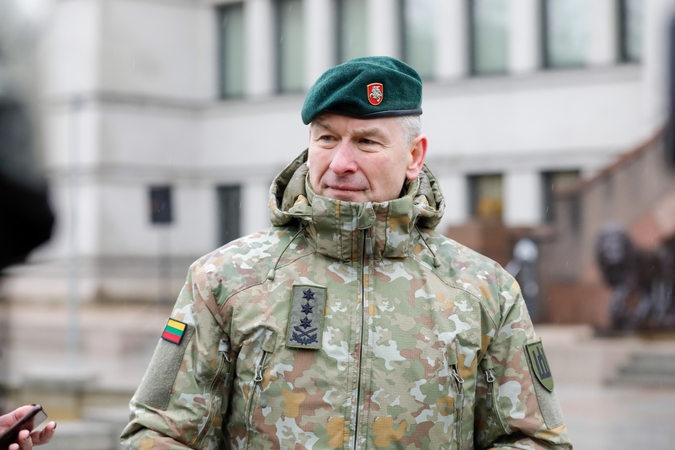 Kariuomenės vadas generolas leitenantas Valdemaras Rupšys