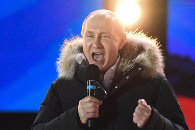 V. Putinas Kryme paminės pusiasalio aneksijos penktąsias metines
