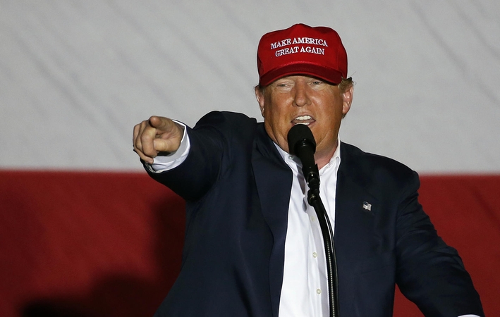 Ar D. Trumpo jau niekas negali sustabdyti?