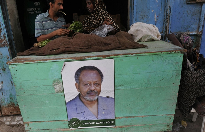 Džibučio prezidentas I. O. Guelleh perrinktas ketvirtai kadencijai