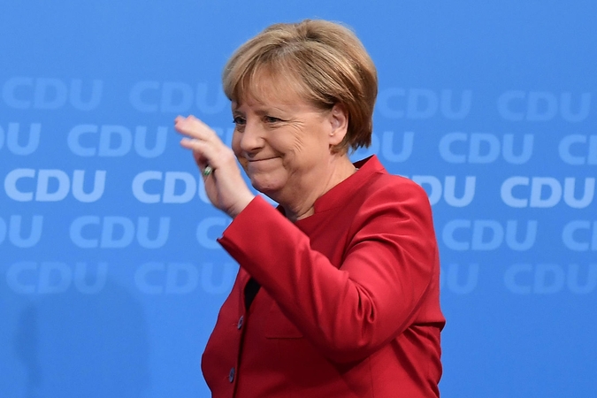 A. Merkel partija tvirtai laimėjo Vokietijos žemės rinkimus