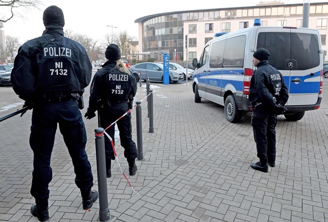 Vokietijos policija suėmė tris įtariamus džihadistus