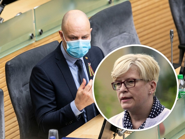 I. Šimonytė atsakė: pernai pats A. Veryga neskubėjo griežtinti karantino