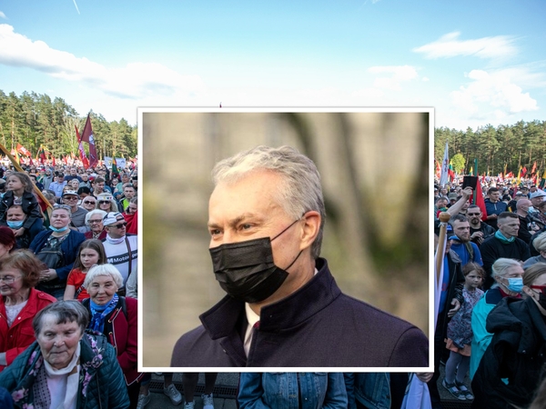 G. Nausėda apie sveikinimą Šeimų marše: susirinkusiems viskas buvo aišku