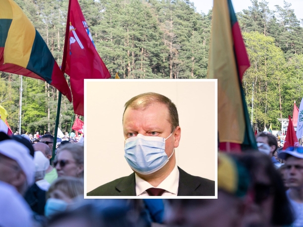 S. Skvernelis apie neišduotą leidimą mitingui: tai akibrokštas demokratijai