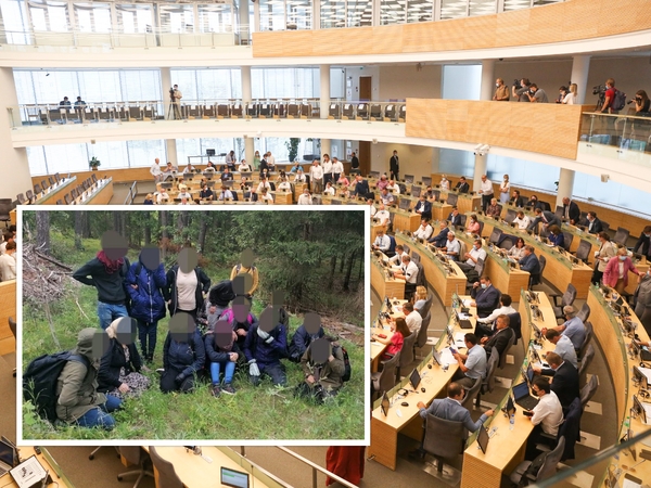 Seimas išaugusią neteisėtą migraciją pripažino hibridine agresija