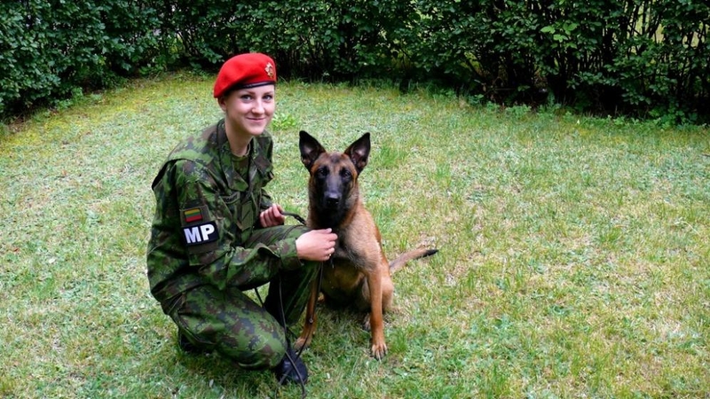 Karo policijoje tarnybą pradėjo nauja keturkojė pareigūnė
