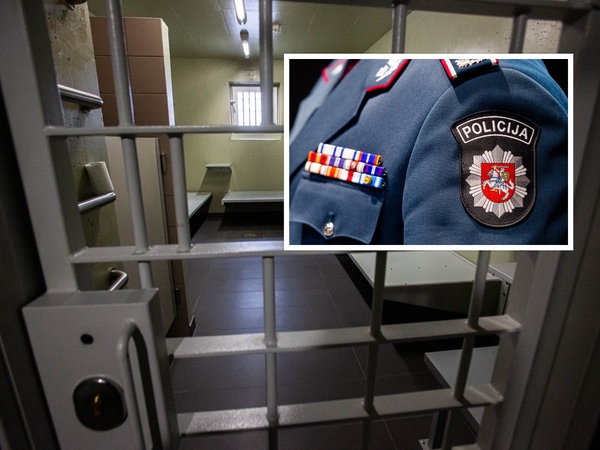 Areštinėje atsidūrė Panevėžio policininkas: smurtavo prieš moterį