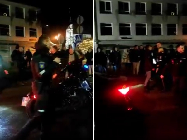 Naujametinę naktį – incidentas Gargždų centre: policijai teko traukti „bananus“