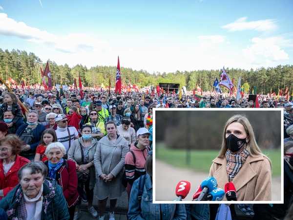 Ministrė apie karantino pažeidimus Šeimų marše: reikės atsakyti už savo veiksmus