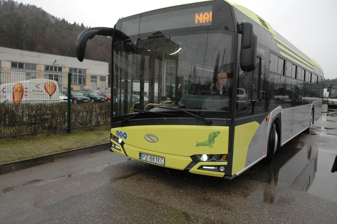Vilniečiai pirmieji išbandys naujutėlį modernų autobusą