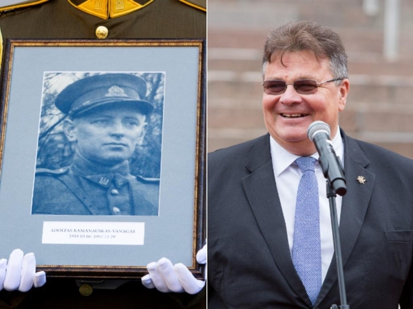 L. Linkevičius JAV atidengs paminklą A. Ramanauskui-Vanagui