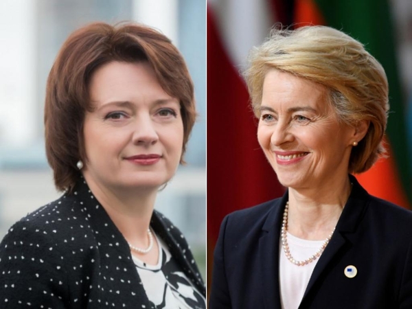Miglė Tuskienė ir Ursula von der Leyen