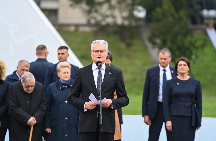 Prezidentas G. Nausėda: mes nepamirštame laisvės kainos