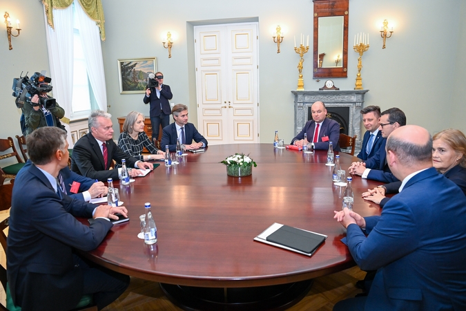 Prezidentas su Lenkijos premjeru aptarė energijos kainas, saugumo stiprinimą