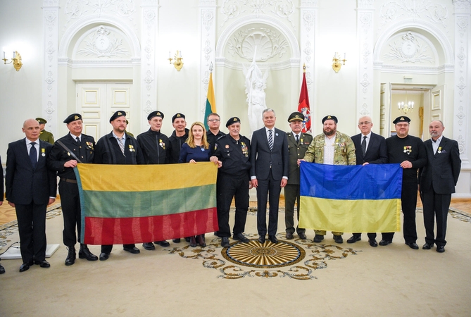 Sausio 13-osios medaliai – lietuviams ir ukrainiečiams