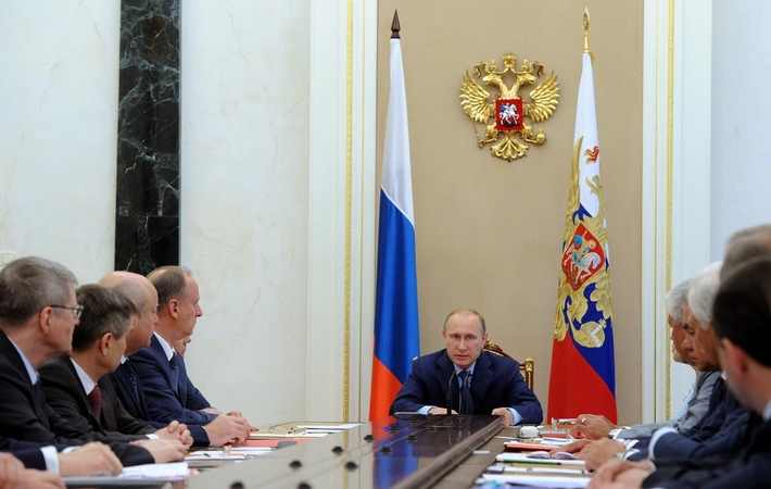V. Putinas: Rusija stiprins pajėgas Kryme