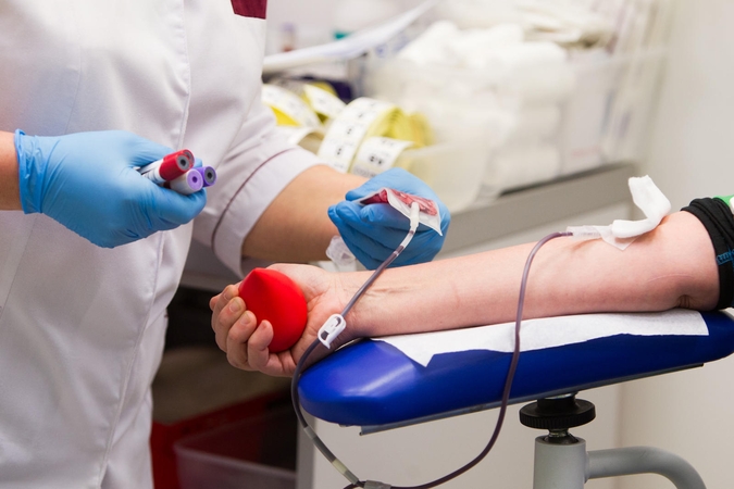 Virusui plintant Lietuvoje, prognozuojamas kraujo donorų trūkumas