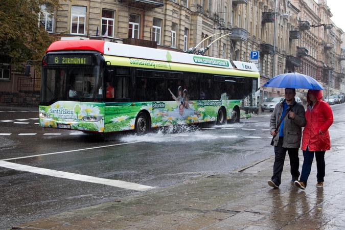 Trečiadienis sostinėje: lietus nesitraukia