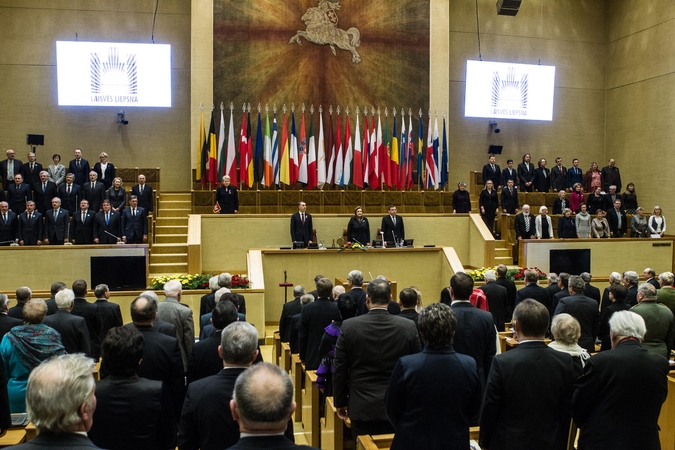 Dešimt Sąjūdžio kūrėjų boikotuoja Kovo 11-osios minėjimą Seime