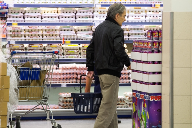 Sparčiausiai brangstančio produkto vardą perėmė kiaušiniai