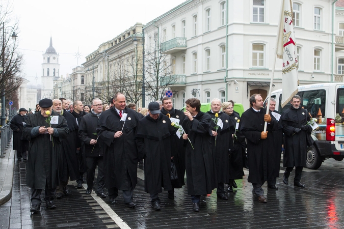 Advokatų eitynėmis Vilniuje pradėta Advokatūros savaitė