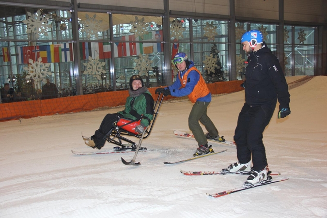 Druskininkų „Snow Arenoje“ slidinėti galės ir neįgalieji