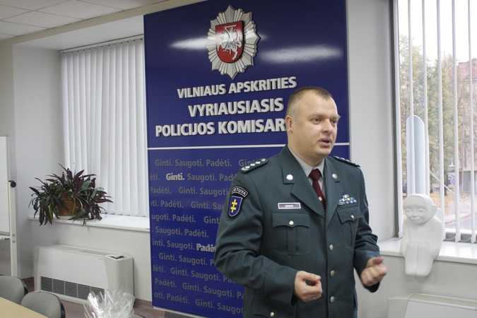 Vilniaus apskrities vyriausiojo policijos komisariato viršininkas Saulius Gagas