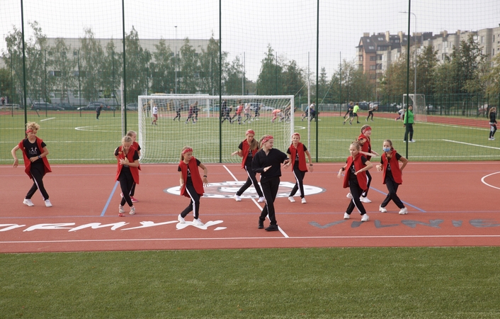 Naujas sporto aikštynas – sostinės M. Mažvydo progimnazijai