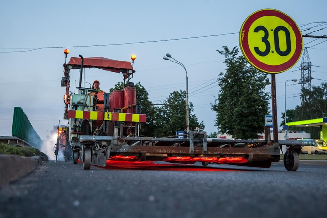 Tęsiami gatvių remonto darbai – bus laikinų eismo ribojimų