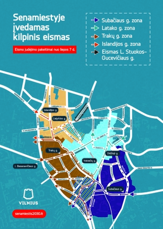 Kodėl Vilniaus senamiestyje reikia kilpinio eismo?