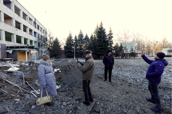 Ukraina atmeta Rusijos pareiškimą apie „atsakomąjį smūgį“ Kramatorske