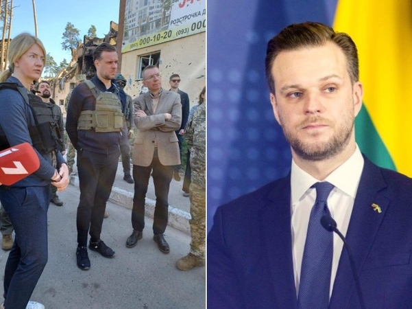 G. Landsbergis lankosi Kyjive: paragino imtis atstatyti ir atkurti Ukrainą