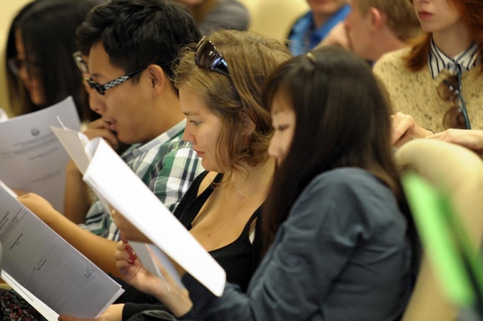 Užsienio studentai mokysis lietuvių kalbos
