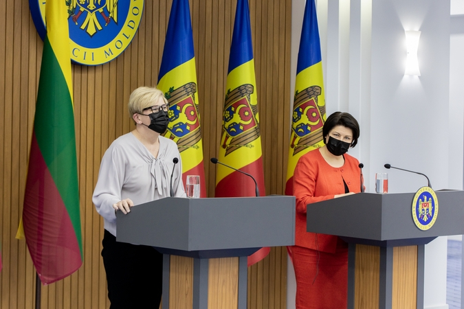 I. Šimonytė: Lietuva išlieka tvirta Moldovos europinių siekių ir reformų rėmėja