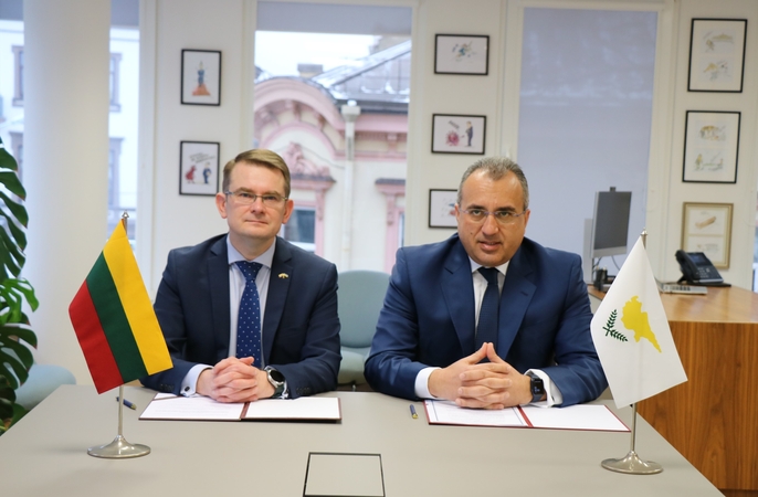 Lietuva ir Kipras įtvirtino bendradarbiavimą sveikatos priežiūros srityje