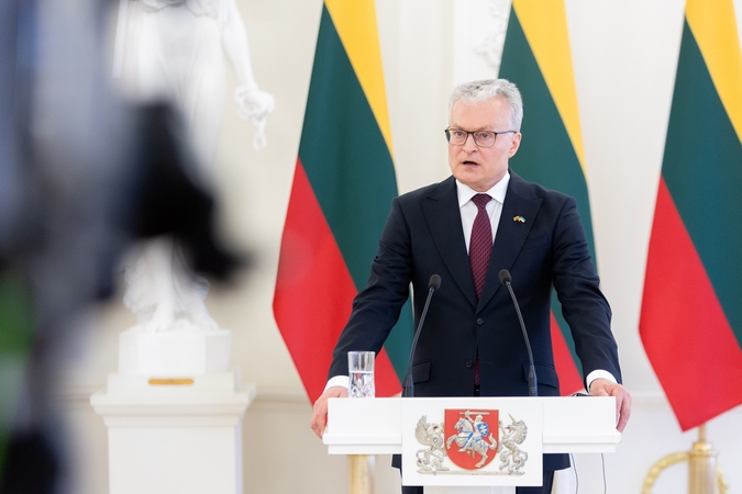 G. Nausėda: visos Rusijos ir Baltarusijos finansų institucijos turi būti atjungtos nuo SWIFT