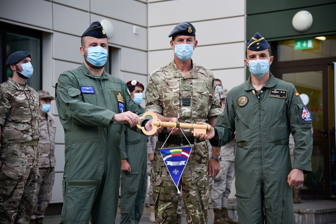 NATO oro policijos misiją perima Italijos ir Vokietijos naikintuvai