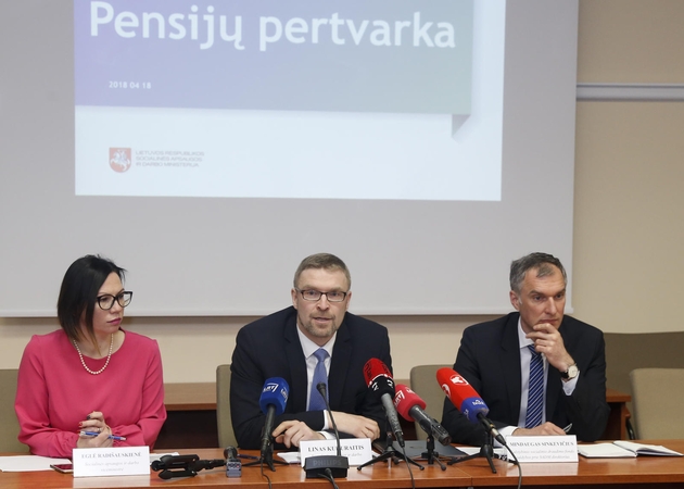 L. Kukuraitis žada dar 20 eurų didinti mažiausias pensijas