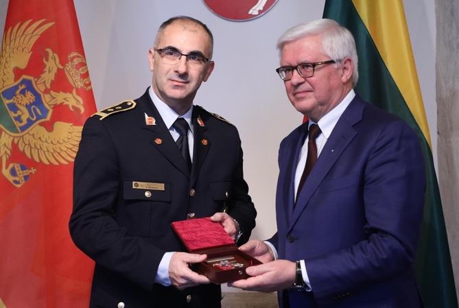 Akredituotas naujasis Juodkalnijos gynybos atašė Lietuvai