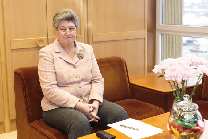 Lietuvos Nepriklausomybės Akto signatarų klubo prezidentė Birutė Valionytė
