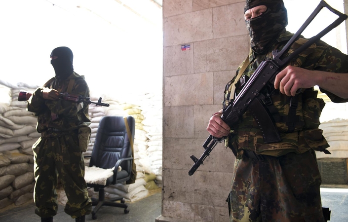 Ukrainos sukilėliai sutiko dalyvauti tolesnėse taikos derybose