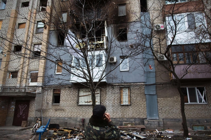 Rytų Ukrainoje per susirėmimus žuvo penki kariai