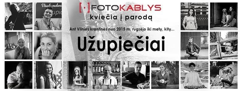 Užupiečių portretai – virš upės tėkmės ant Vilnios krantinės
